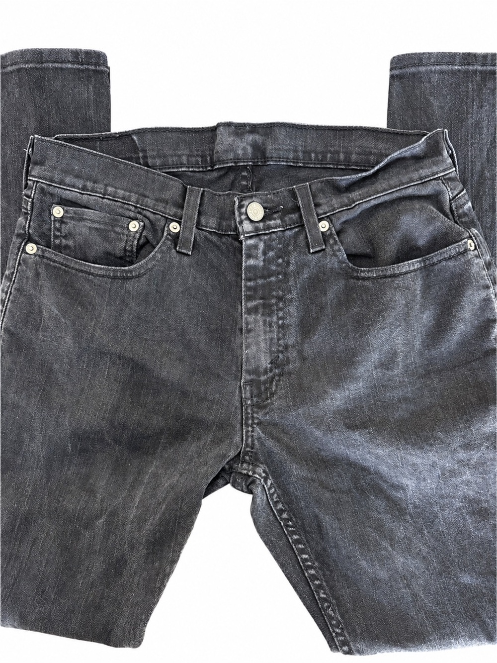 Levi’s 559 Men’s Jeans Black Faded Relaxed Straight Y2K Grunge Denim 31x32 29.5L